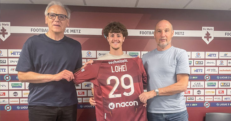 Fabio Lohei continue l'aventure messine Entreprises Infos FC Metz